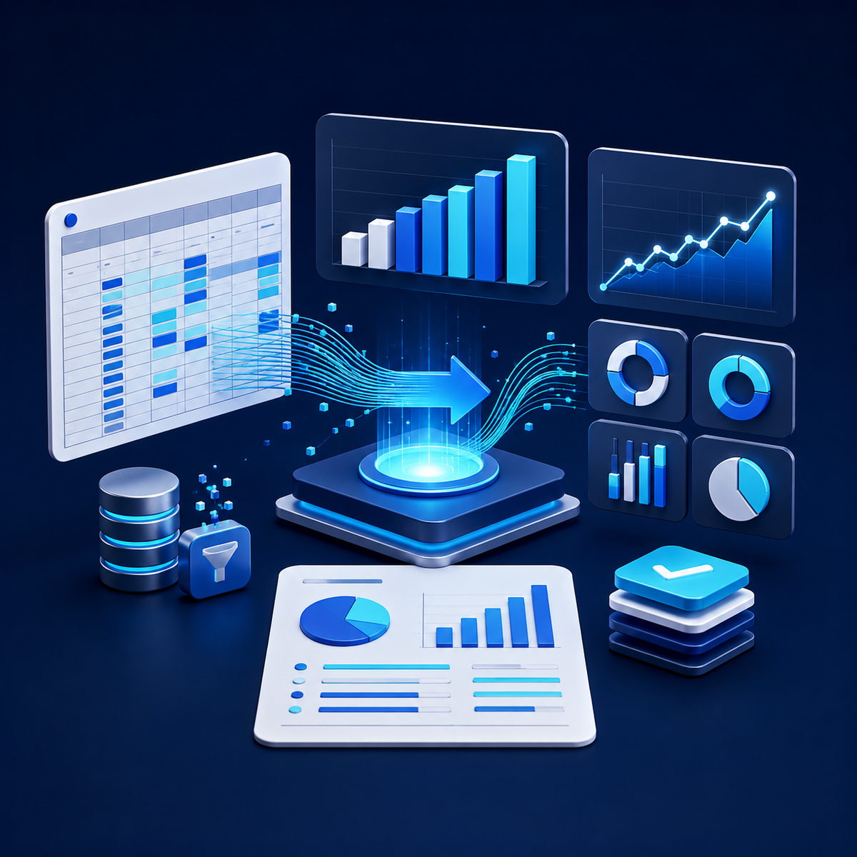 Excel and CSV data analysis service with charts and business insights by Corento