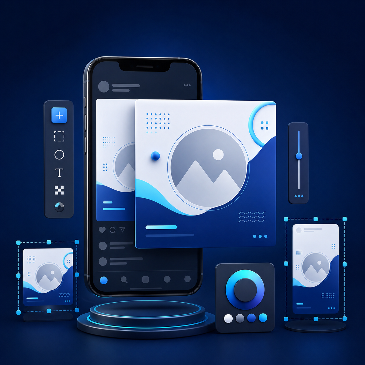 Custom social media post design service for Facebook and Instagram by Corento