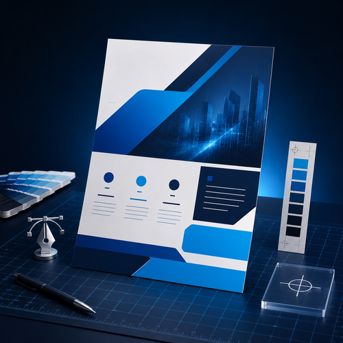 Professional one-sided business flyer design service by Corento